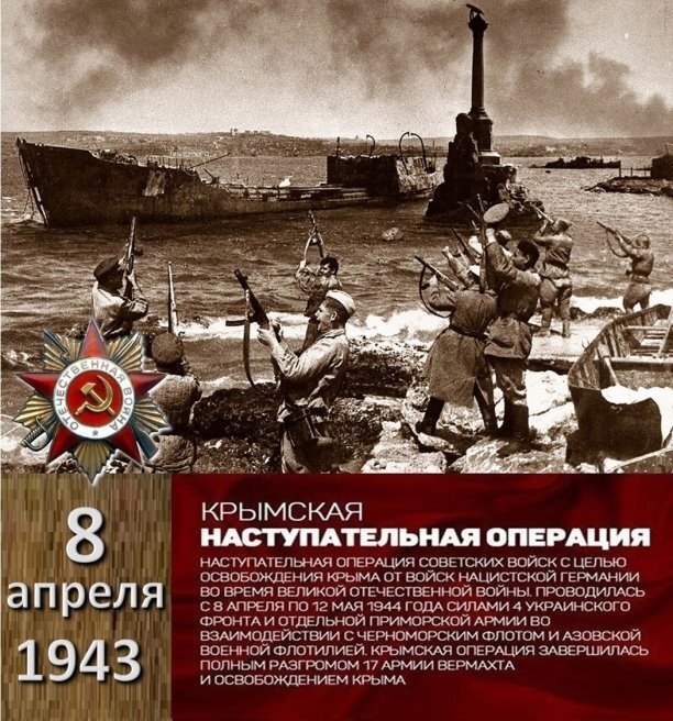 Всекрымский тест по истории Крымской наступательной операции 1944 года